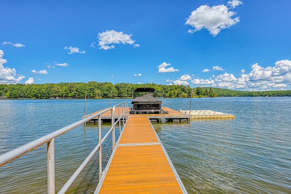 Private dock on Deep Creek Lake